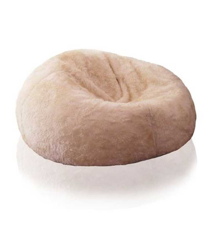 POUF TOUAREG FOURRURE COURT 100*70 cm