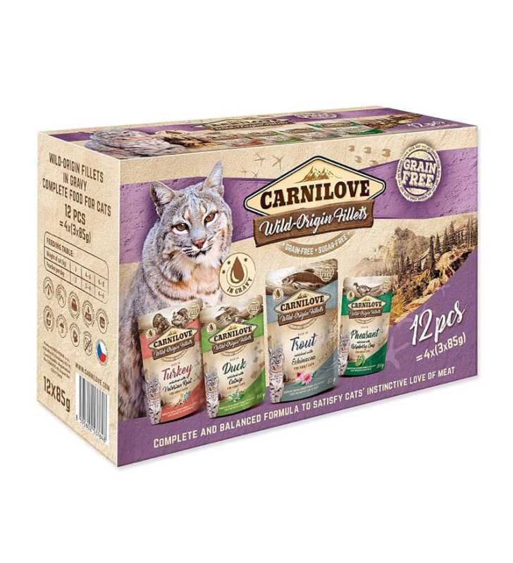 MULTIPACK CARNILOVE POCHON CHAT  (12x85g)