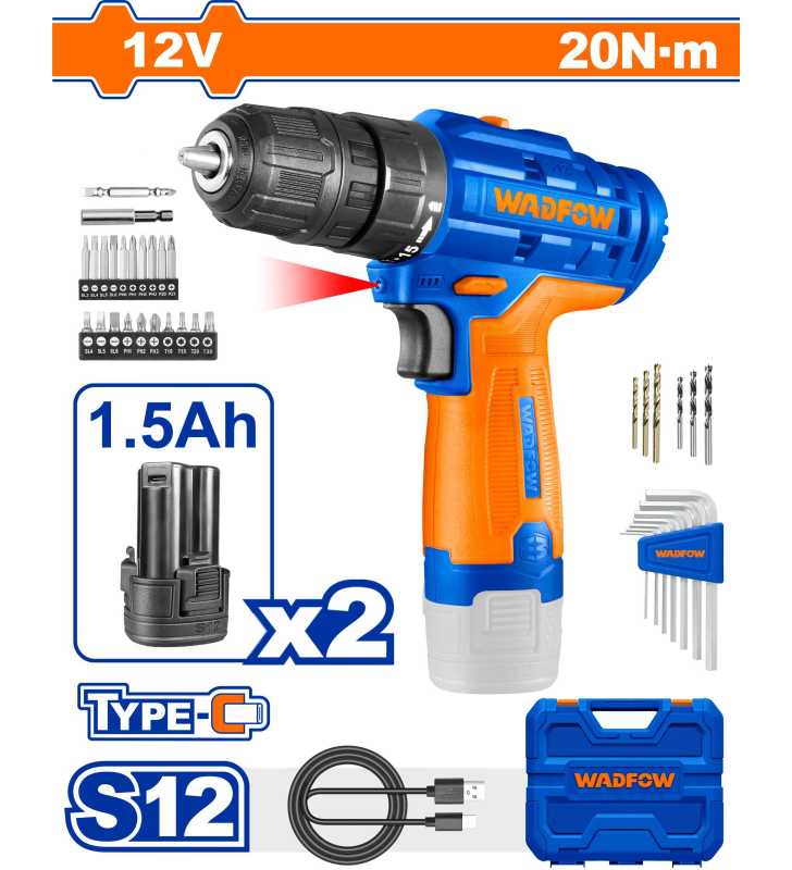 Perceuse sans fil WCDS525 WADFOW