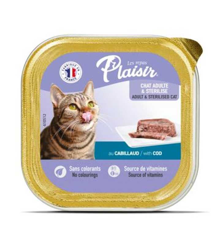 BARQUETTE PLAISIR PATE POISSON 100G