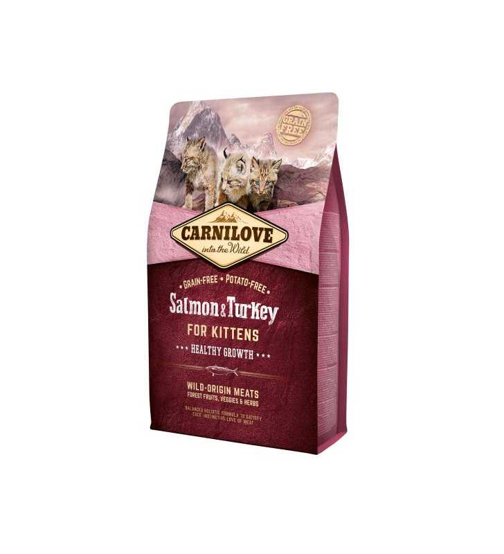 CARNILOVE CHATTON SAUMON & DINDE 2KG