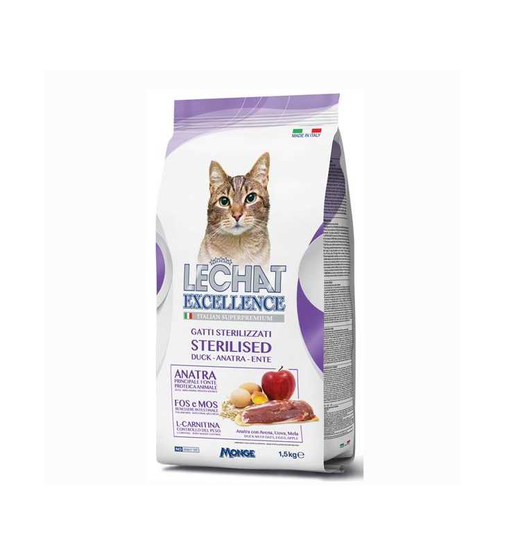 LECHAT EXCELLENCE STERIL CANARD 1.5KG