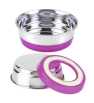 GAMELLE INOX FLUO FUCHSIA 470 ml.