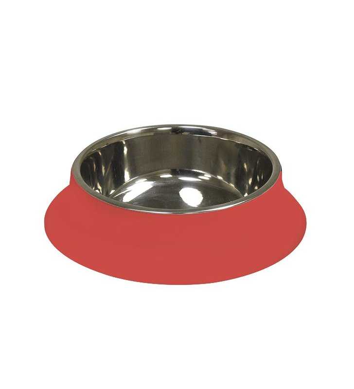 GAMELLE INOX SILICONE ROUGE 520ml/1