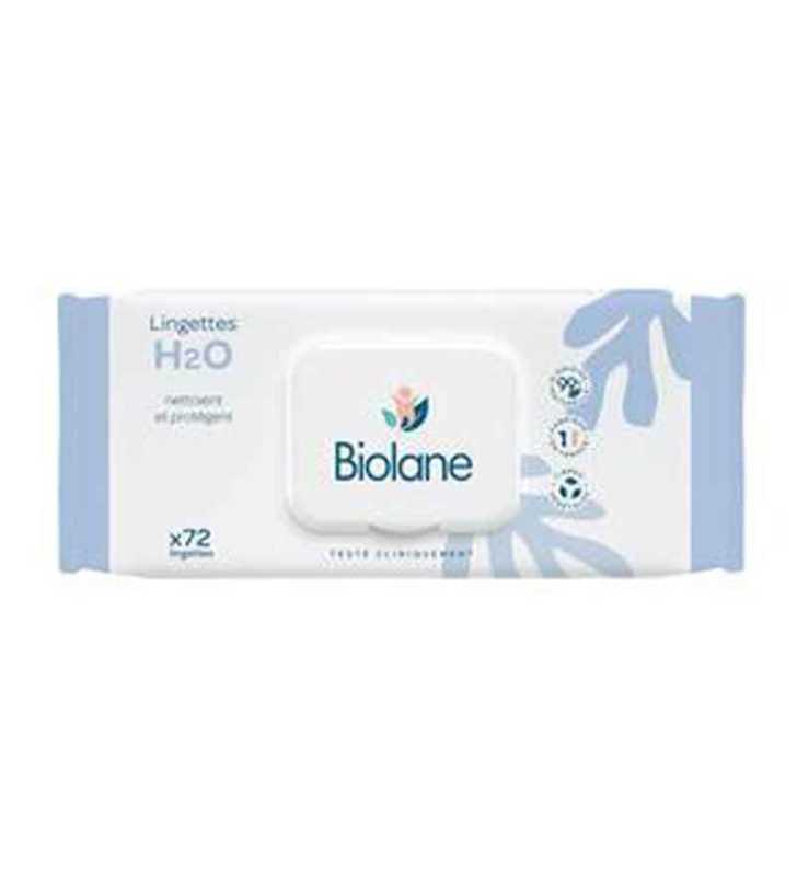 Lingettes H2O 72pcs biolane