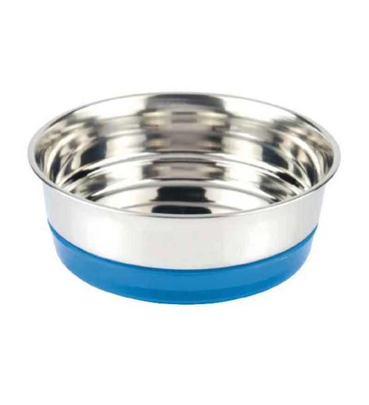 GAMELLE INOX FLUO BLEU 470 ml.