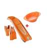 Mandoline V5 Powerline Starter Set Orange  + Bol Oval Börner et Lame 10 mm Gratuite !