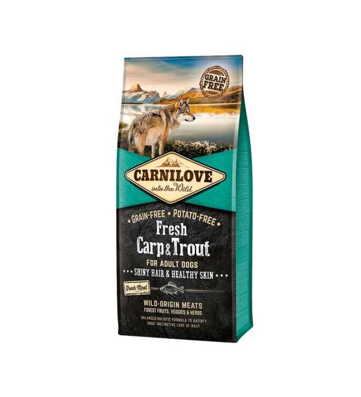 CARNILOVE FRESH CHIEN  CARP/TROUT 12KG