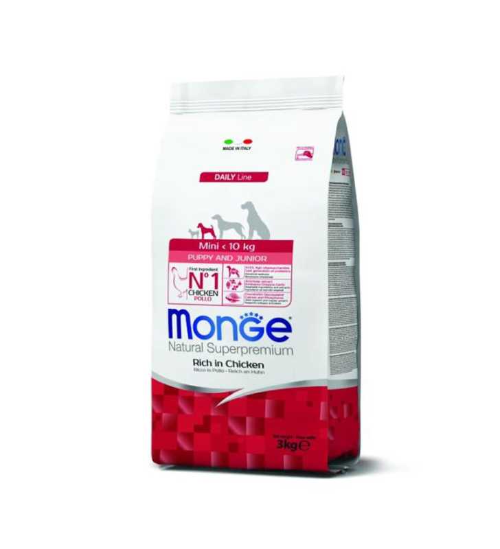 MONGE MINI Puppy & Junior 3KG