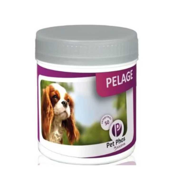 PET-PHOS  PELAGE CHIEN 50 CPR