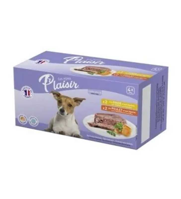 PATE CHIEN 4X300GR  POULET & DINDE