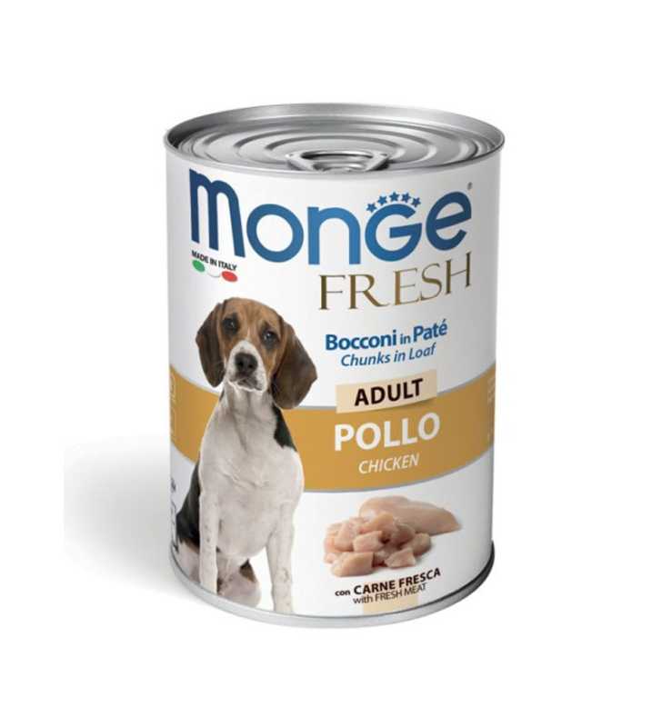 BOITE MONGE DOG Poulet 400 GR