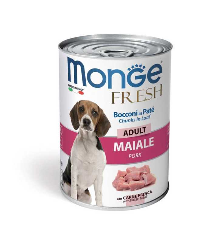 BOITE MONGE DOG Porc 400 GR