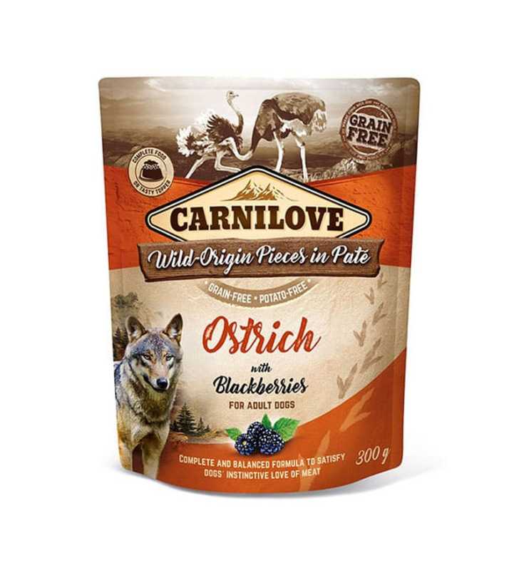 POCHON CARNILOVE OSTRICH 300 GR