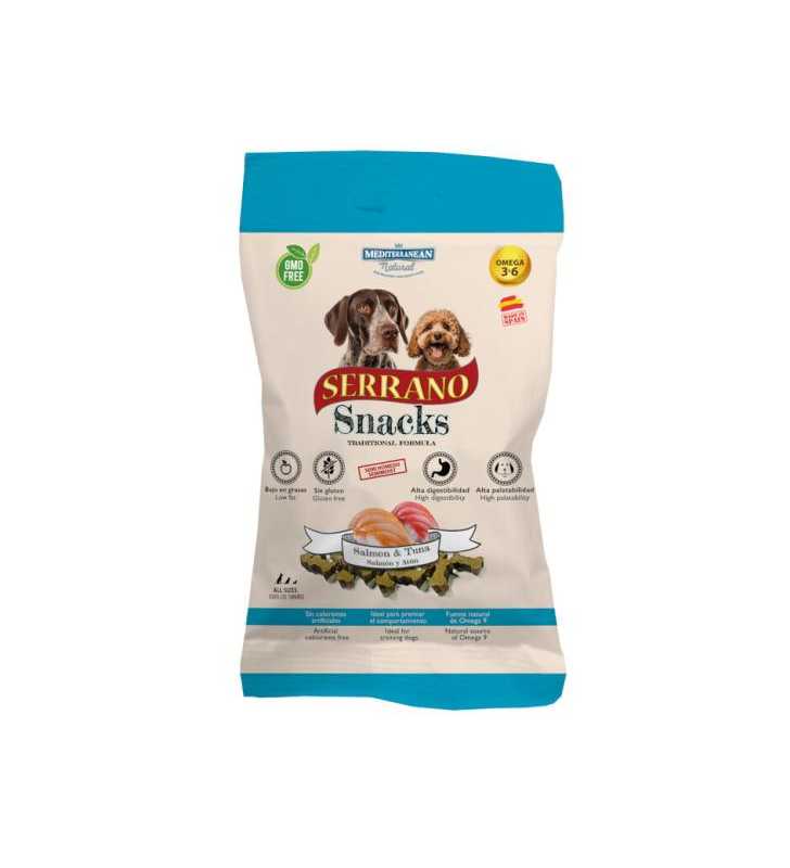 SERRANO SNACK DOGS SALMON & TUNA 100g