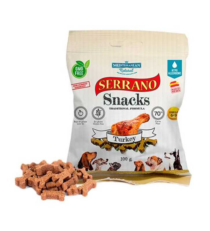 SERRANO SNACK DOGS 100g DINDE