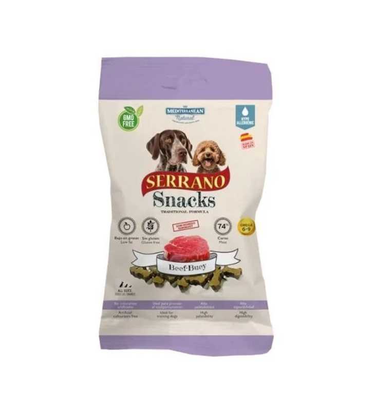 SERRANO SNACKS DOGS BŒUF 100g