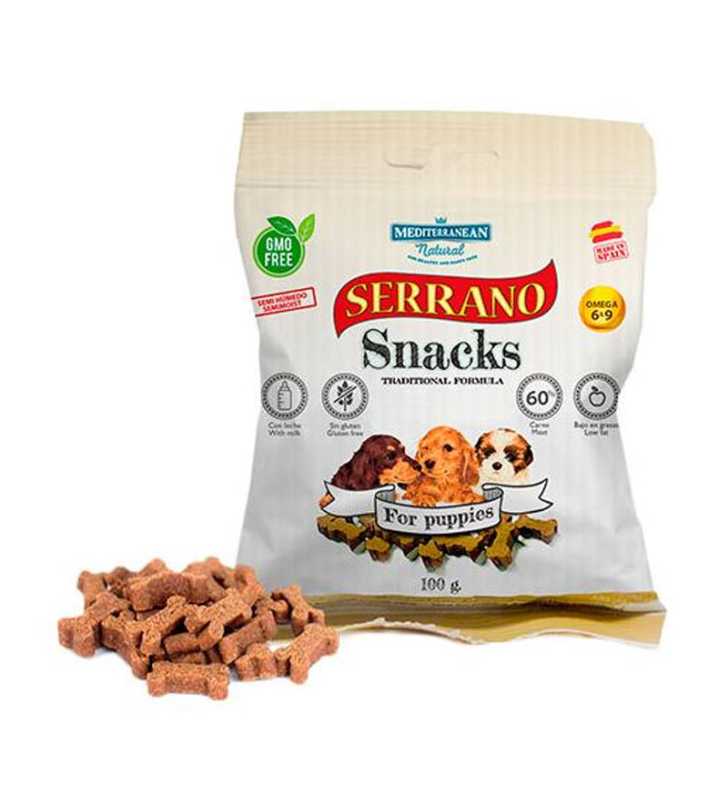 SERRANO SNACKS DOGS 100g PUPPY