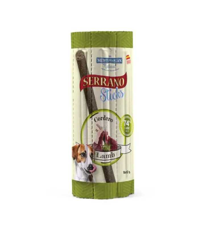 SERRANO STICK AGNEAU  16PCS  192GR