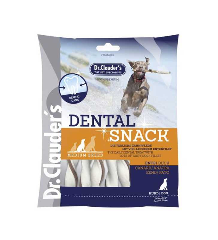 DR CLAUDER'S DENTAL SNACK CANARD - LARGE  BREED 500GR