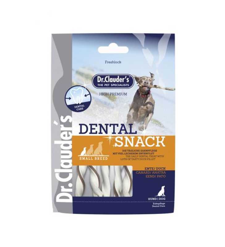 DR CLAUDER'S DENTAL SNACK CANARD - SMALL BREED 80GR