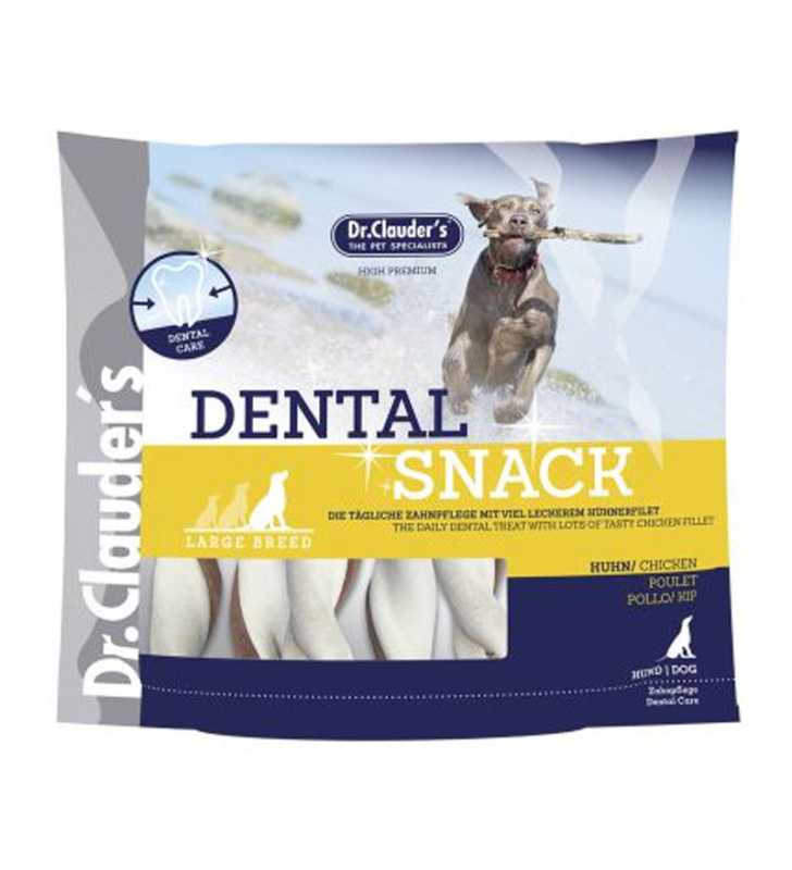 DR CLAUDER'S DENTAL SNACK POULET - LARGE BREED 500GR