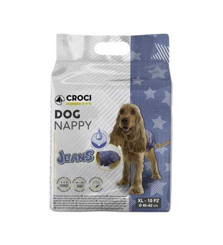 COUCHE CHIEN JEAN 10 P XL 40-62 CM