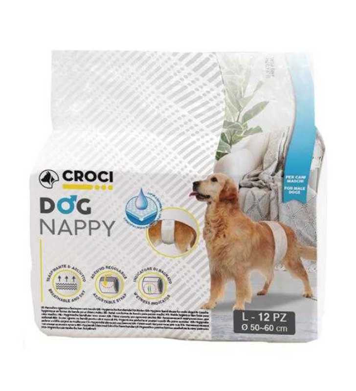 COUCHE POUR CHIEN MALE MD PCS 12 (40-50CM)