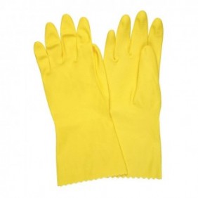 Gants Latex Gloves Jaune