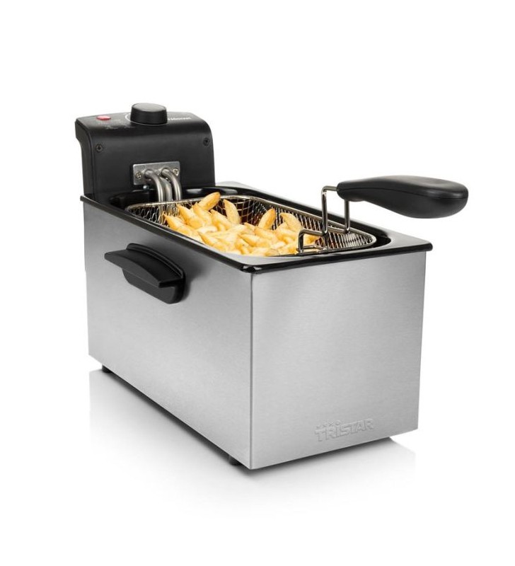 Friteuse À Huile 2000W Inox 3l 2000W 130-190 °C TRISTAR