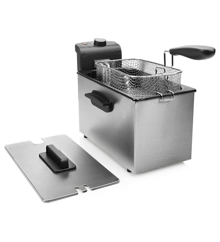 Friteuse À Huile 2000W Inox 3l 2000W 130-190 °C TRISTAR