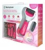 Set 9P Râpe Électrique Rechargeable + Trousse Manucure Pédicure WESTINGHOUSE