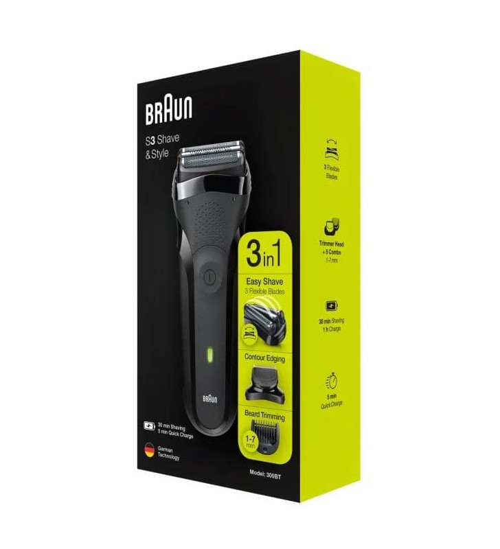 Rasoir Shave&Style  Et 5 Sabots BRAUN