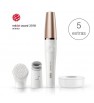 Facespa Pro 911 Épilateur Visage Blanc Bronze Avec 3 Accessoires BRAUN