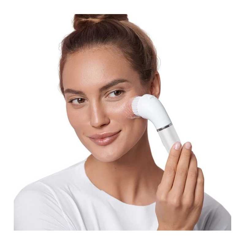 Facespa Pro 911 Épilateur Visage Blanc Bronze Avec 3 Accessoires BRAUN