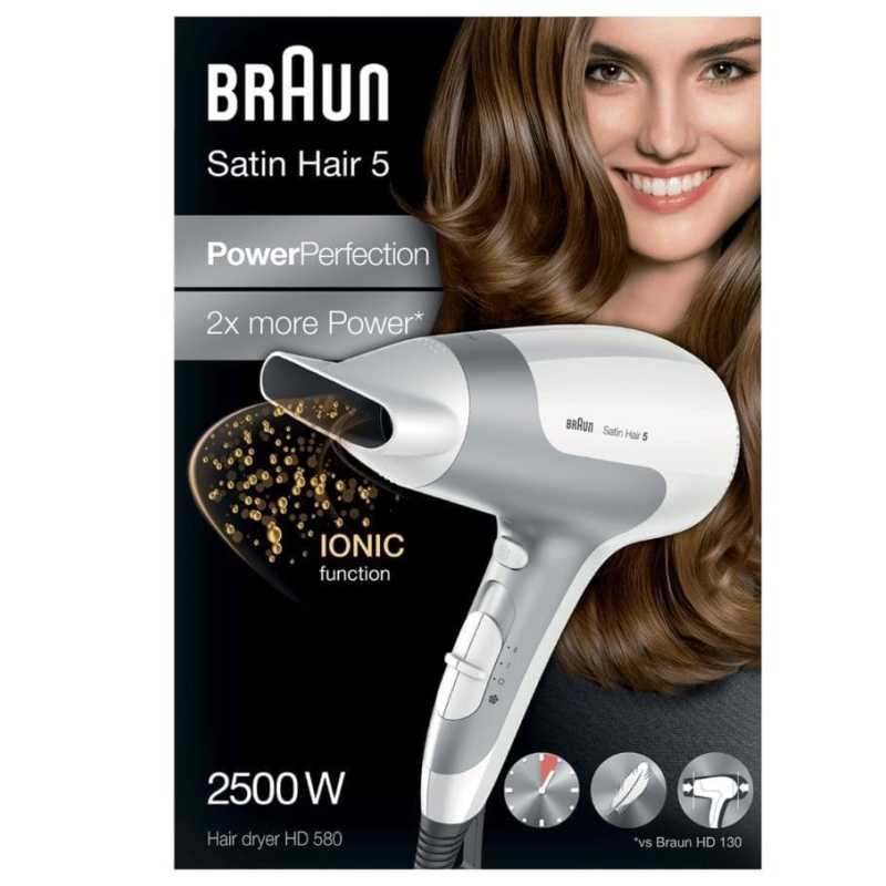 Sèche-Cheveux Powerperfection Avec Fonction Ionique Et Buse Coiffante BRAUN