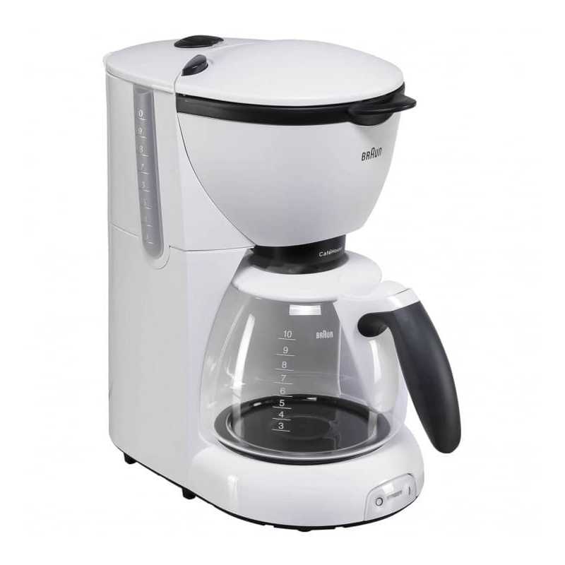 Cafetière Filtre 10 Tasses 1100w Blanc BRAUN