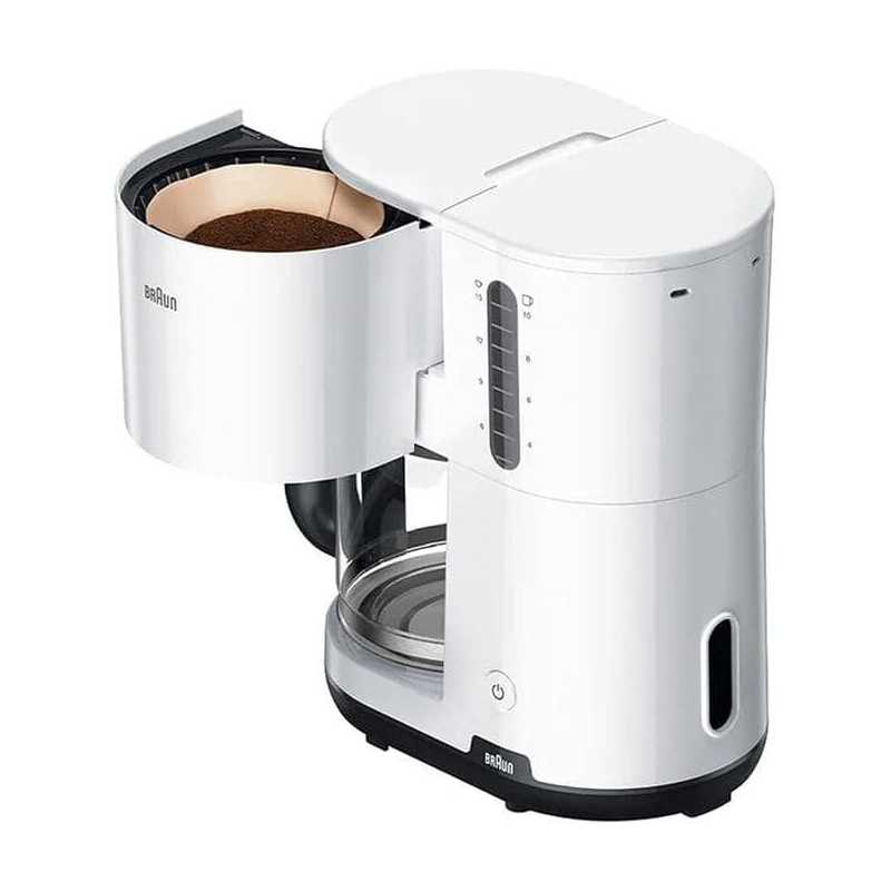 Cafetière Filtre 10 Tasses 1000w Blanc BRAUN