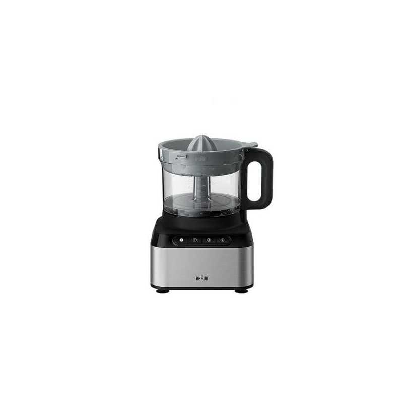 Robot Multifonction 800W 2,1L Blender 1,2L Acier Inoxydable BRAUN