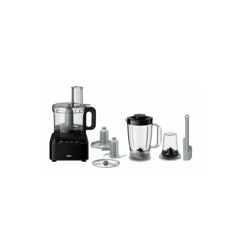 Robot Multifonction 800W 2,1L Blender 1,2L Noir BRAUN