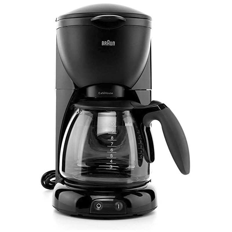 Cafetière Filtre 10 Tasses 1100w Noir BRAUN