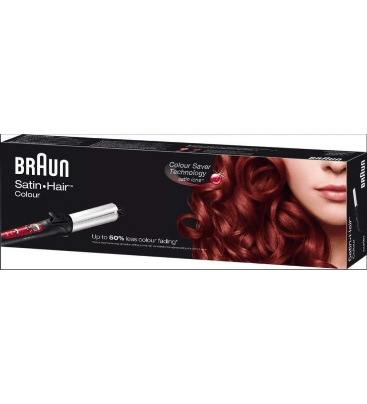 Fer À Friser Satin Styler Colour  Spécial Cheveux Colorés Et Fonction Ionique BRAUN