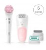 Silk-Épil Beauty Set 5, Wet & Dry, 3 Accessoires Dont BRAUN Facespa BRAUN