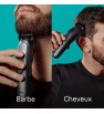 Tondeuse BRAUN tout-En-Un Series 7 10-En-1 Pour Barbe, Corps, Cheveux, Oreilles Et Nez.