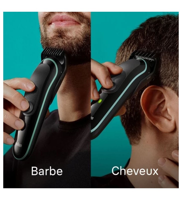 Tondeuse Tout-En-Un Series 3 8-En-1Pour Barbe, Cheveux, Oreilles Et Nez BRAUN