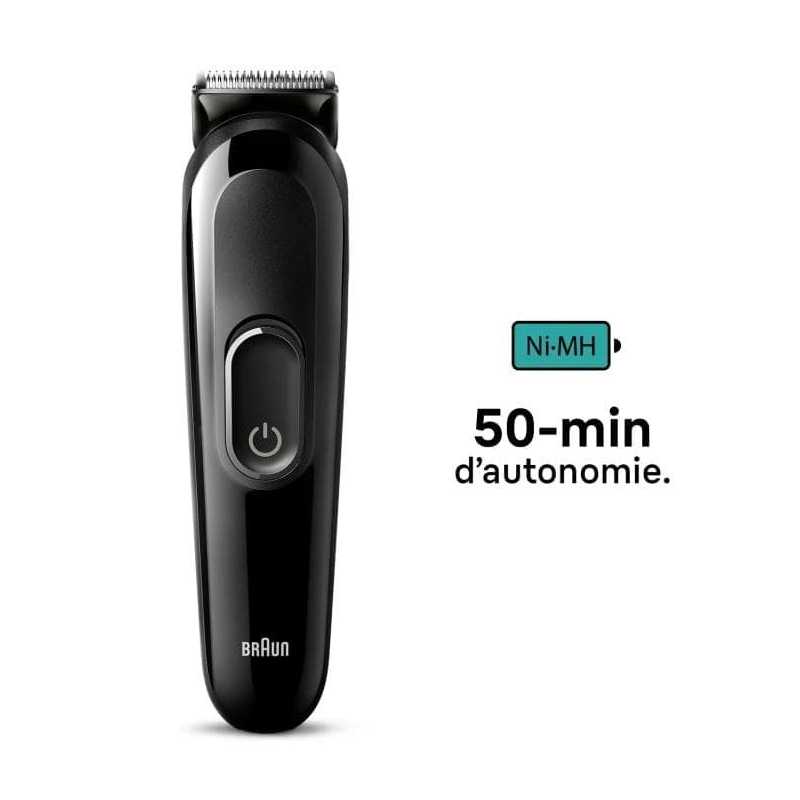 Tondeuse Tout-En-Un Series 3 6-En-1 Pour Barbe, Cheveux, Noir BRAUN