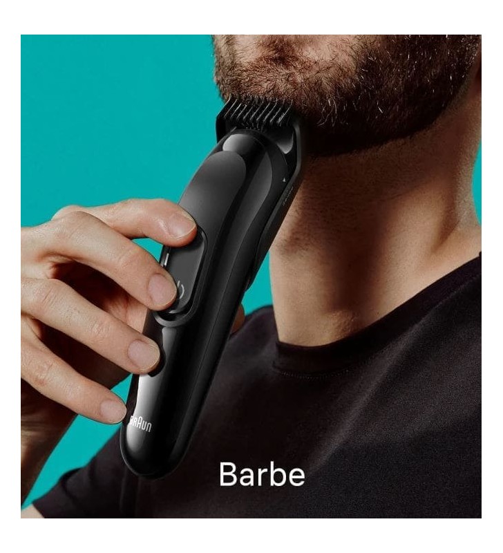 Tondeuse Tout-En-Un Series 3 6-En-1 Pour Barbe, Cheveux, Noir BRAUN