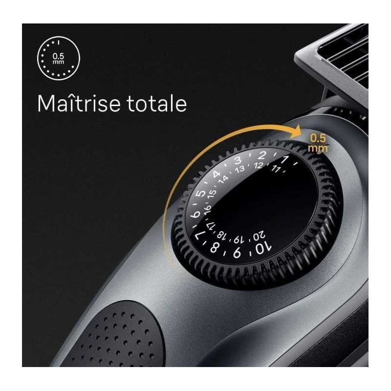 Tondeuse À Barbe BRAUN Series 5 Avec Bouton De Précision, 6 Outils De Stylisation, Gris