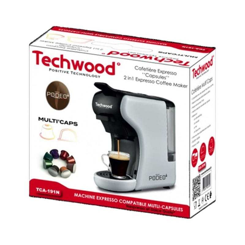 Cafetière Expresso Multi-Capsules 1450W TECHWOOD