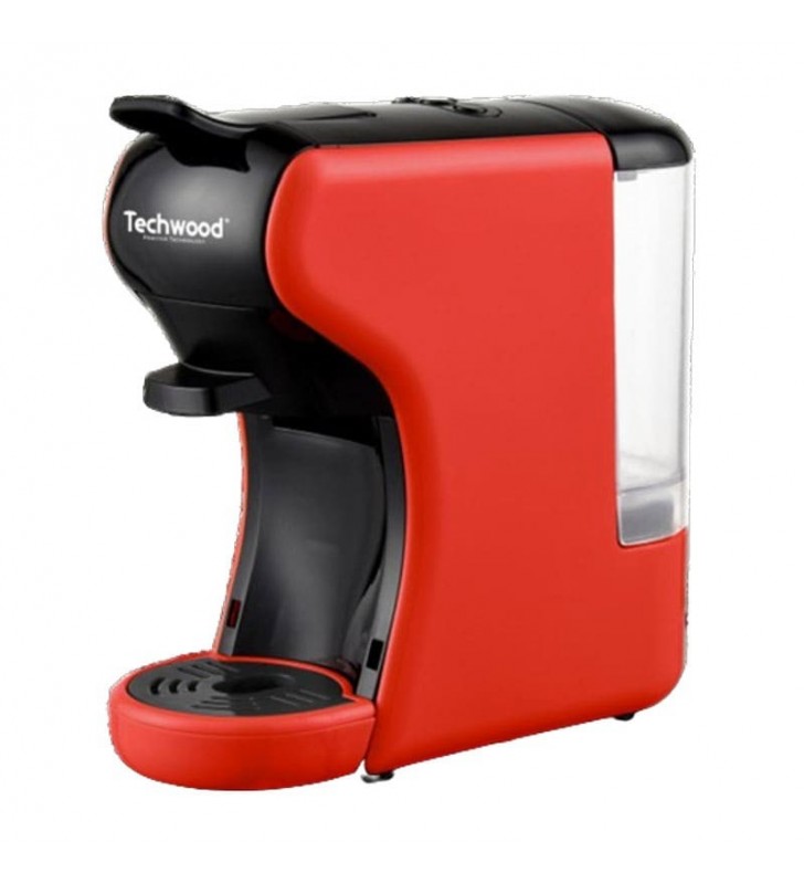 Cafetière Expresso Multi-Capsules 1450W Rouge TECHWOOD